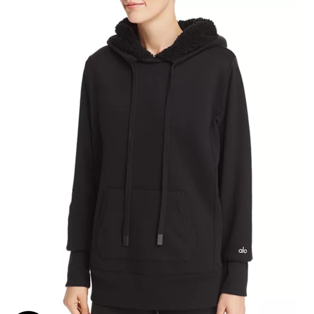 Alo Sherpa lined Hoodie sweatshirt Heat Up size Small